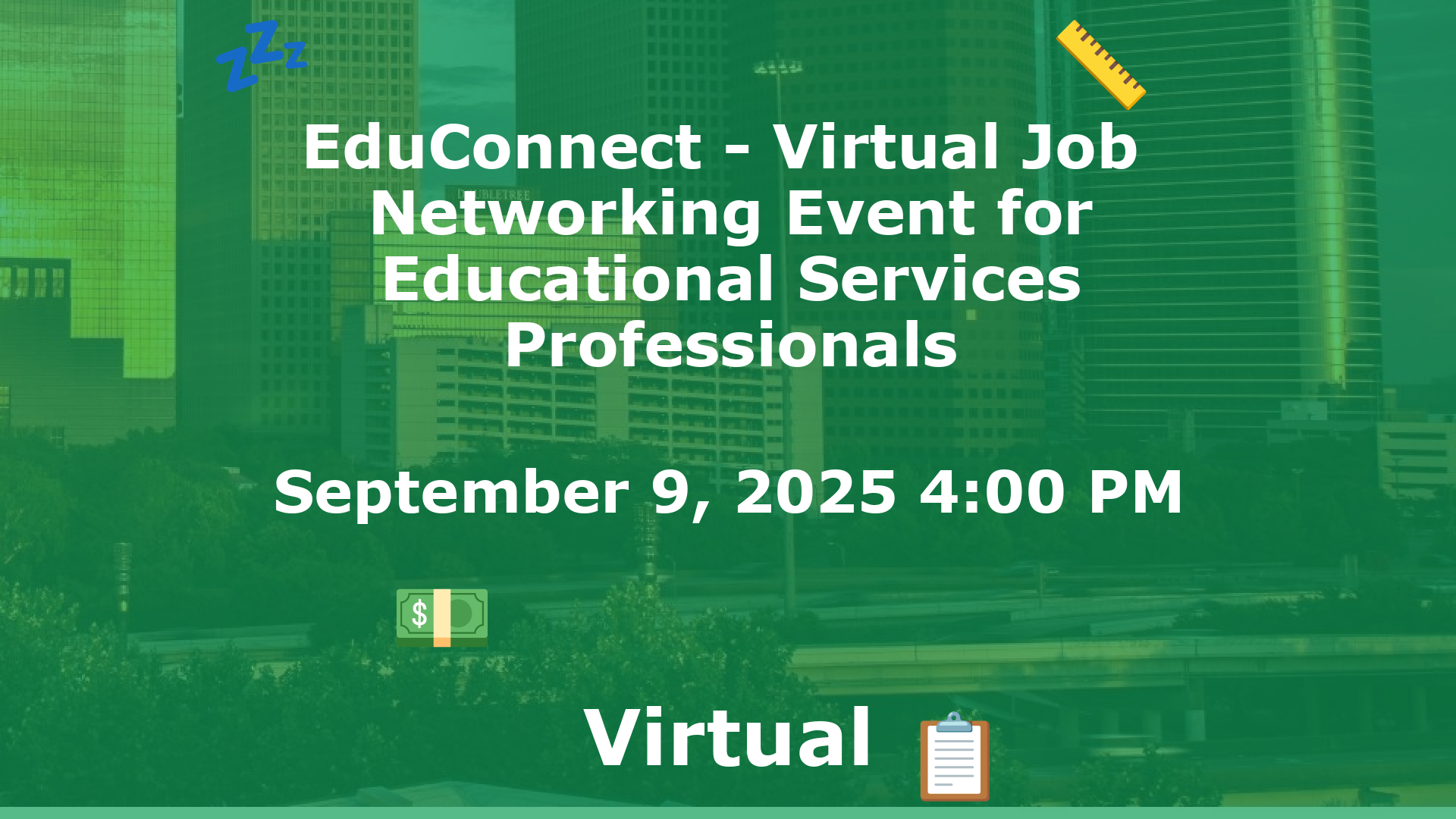 EduConnect - Virtual Job  Networking Event for Educational Services Professionals event image